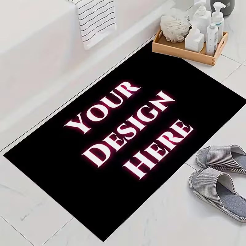 Custom printed washable doormat alternate view