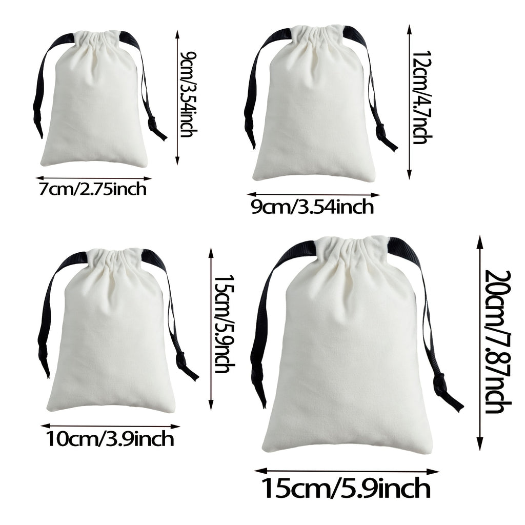 Design-Your-Own Gift for Her/Him 8-Pack Custom Logo Drawstring Bags. Photo, Text, Or Logo – Team – image 2