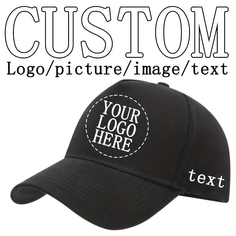 Logo-Ready Logo Apparel – Logo/Text ized Breathable Outdoor Cap - Adjustable Snapback, Logo Printing – image 3