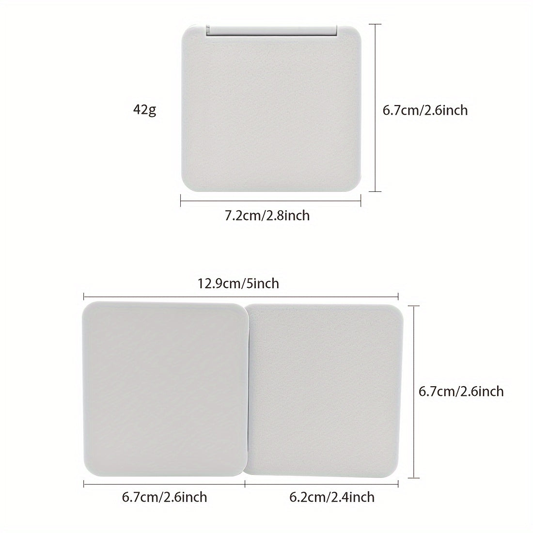 Custom-Branded Folding Mirror with Custom Logo or Design - image 3