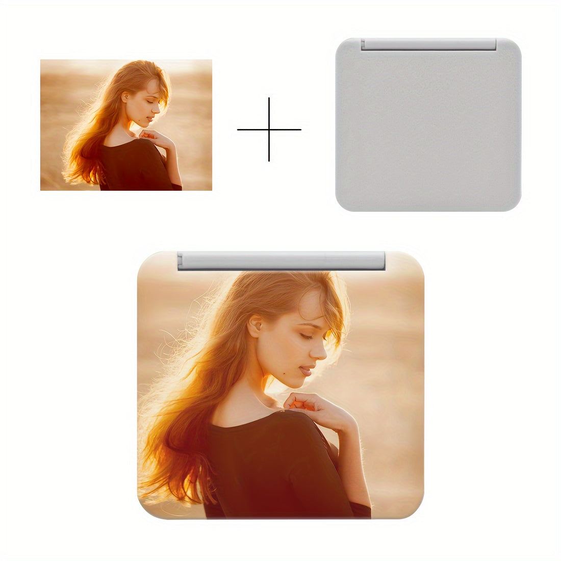 Custom-Branded Folding Mirror with Custom Logo or Design - image 2