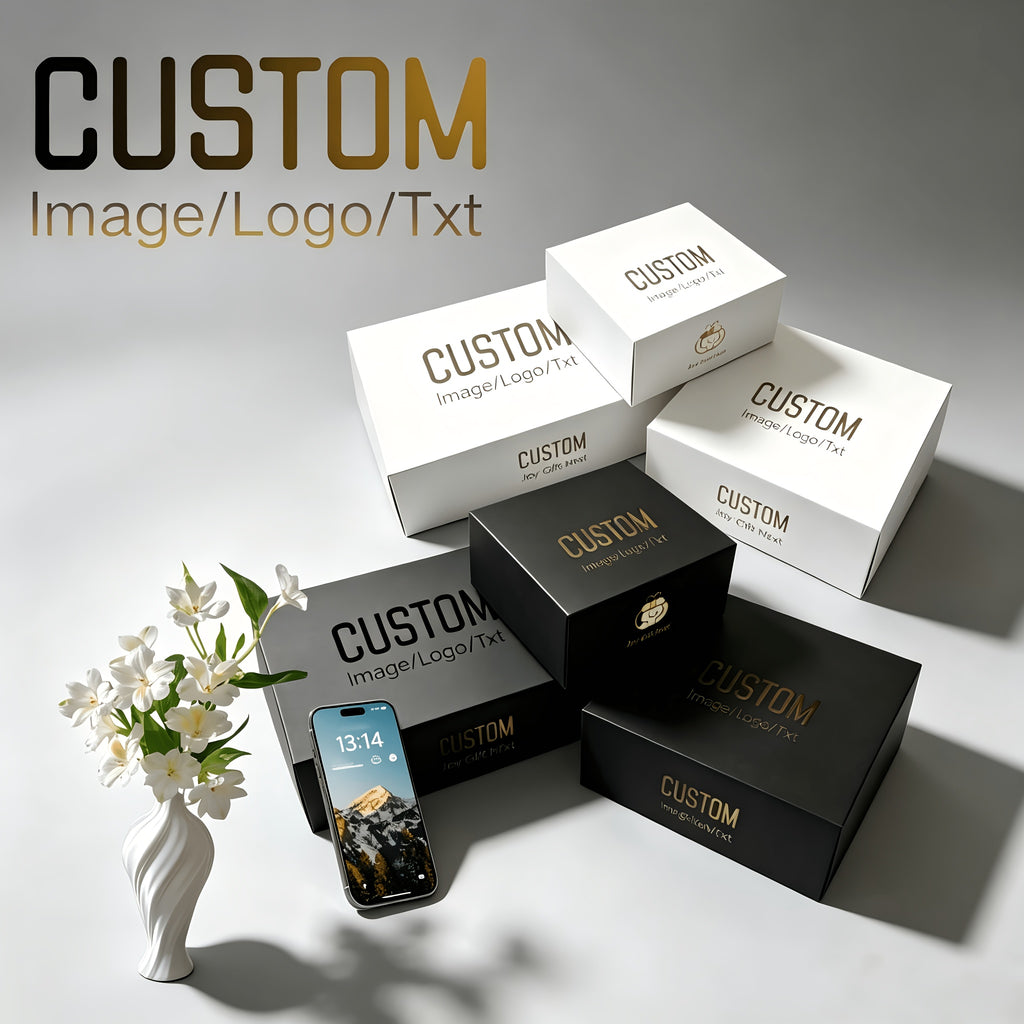 2 Custom Positions, Magnetic Flip-Top Gift Box with Arbitrary Pattern | Made-to-Order Packaging & – image 1