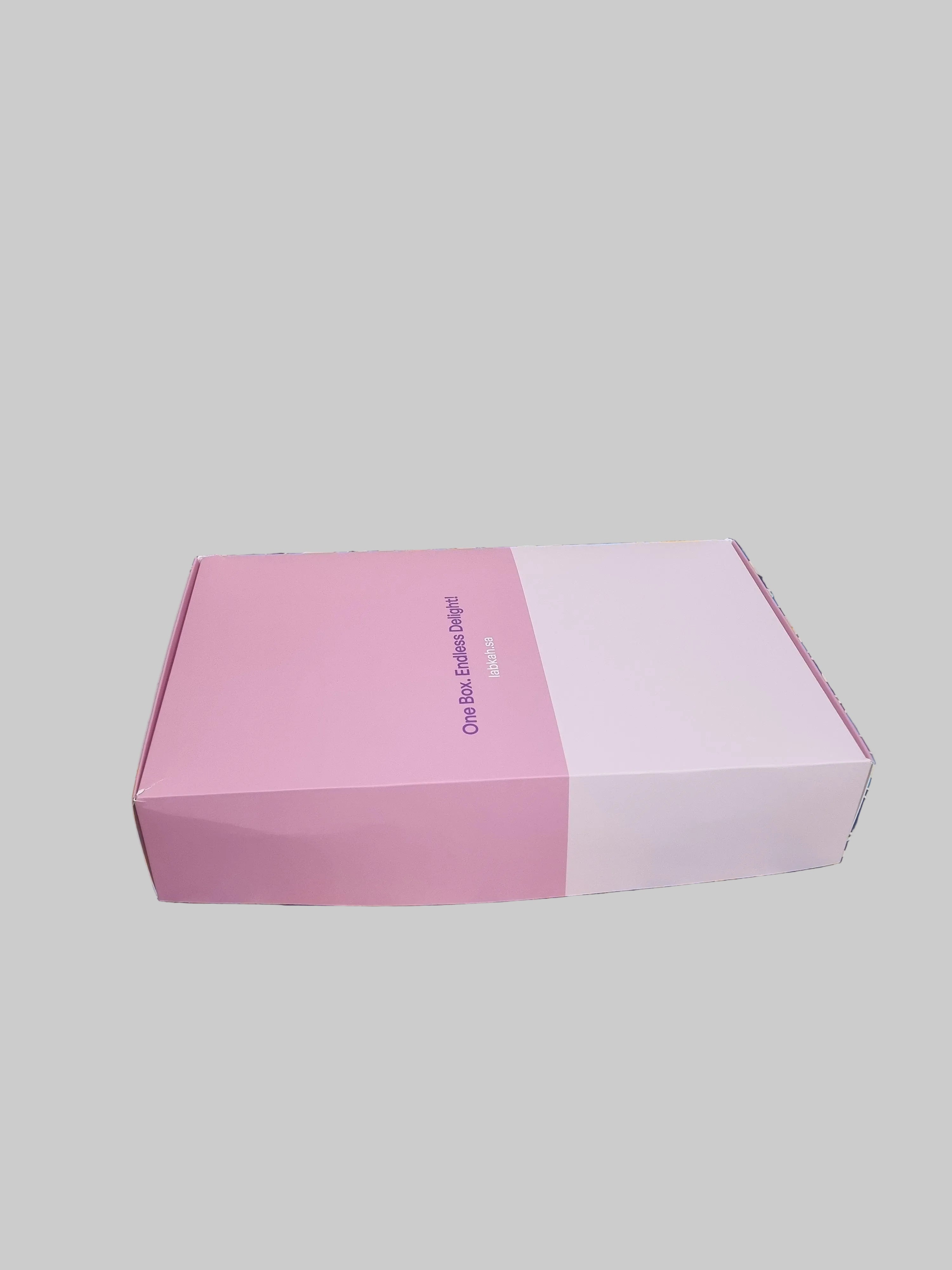 custm printed and designed box with  tray cut-out  and sauce circle and napkin or fork  slot