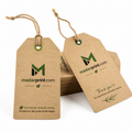 Eco-Friendly Kraftpapier individuell Produkt Hang Tags