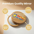 Customizable Wooden Vanity Mirror, Personal Portable Mirror. Promotional Giveaway, Event Gift, Small Event Gift.… - image 1
