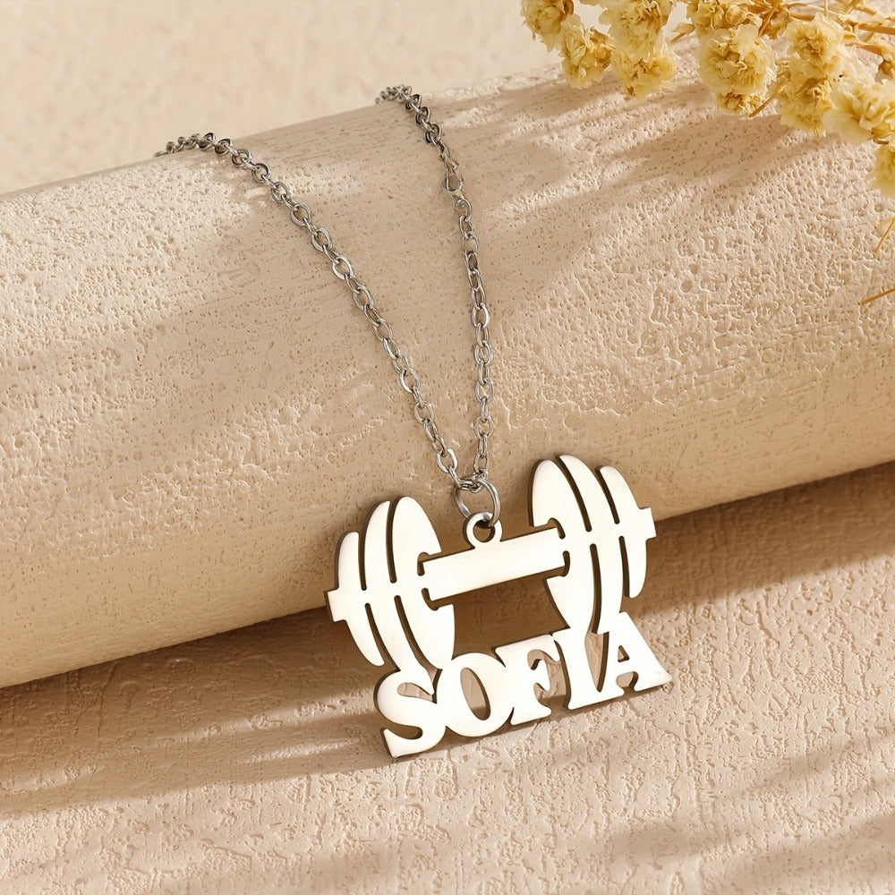 Personalized Weightlifting Necklace with Custom Logo or Design - image 2