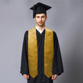 Blank golden graduation scarf printed by Sublimation 2026 - wholesale for printing shops and schools — product image 1
