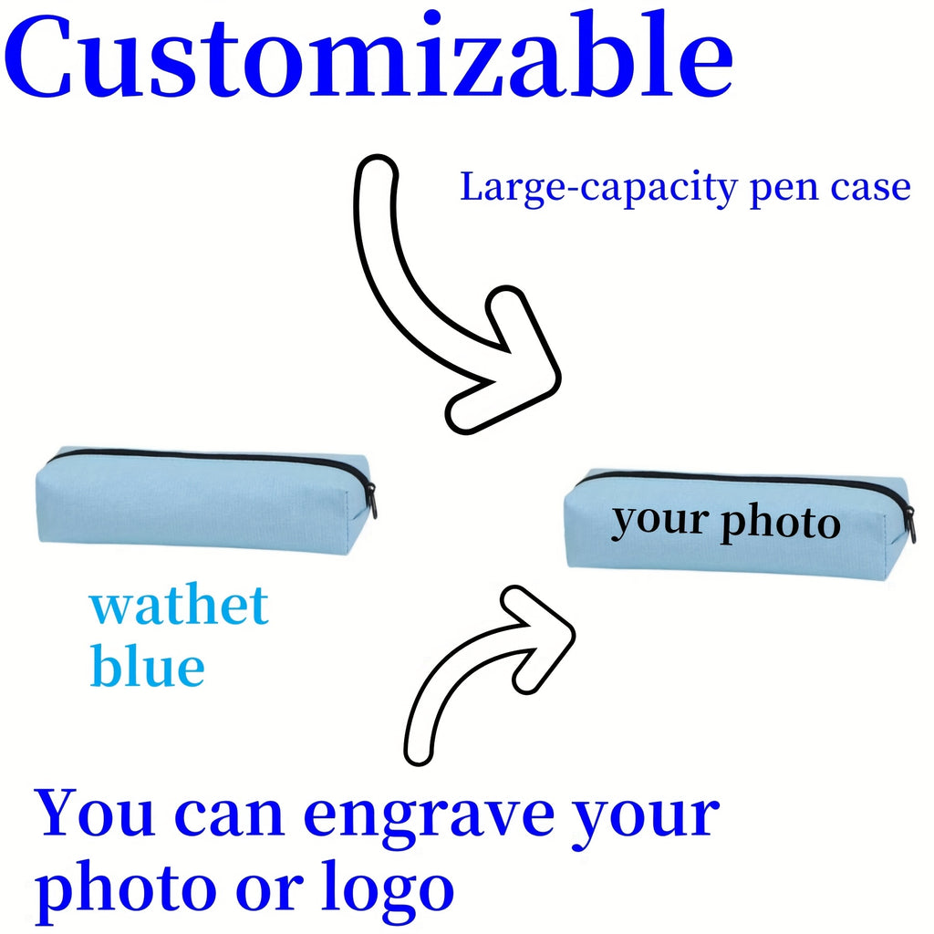 Brand-Forward Set of 8 Stationery Pouches/Pencil Cases - Tailor-Made, Pictures, Or – Marketing – image 2