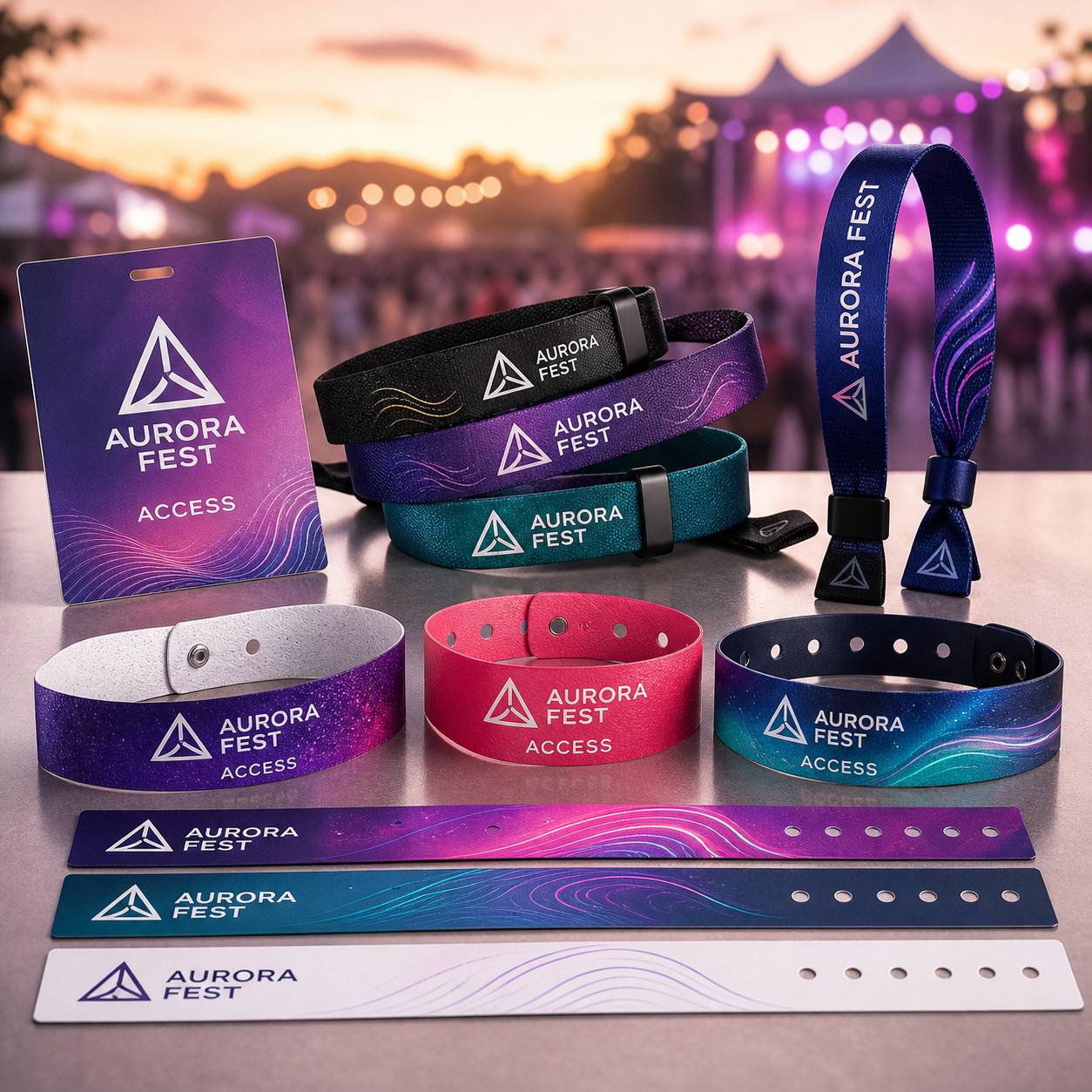 Custom Printed Event Wristbands