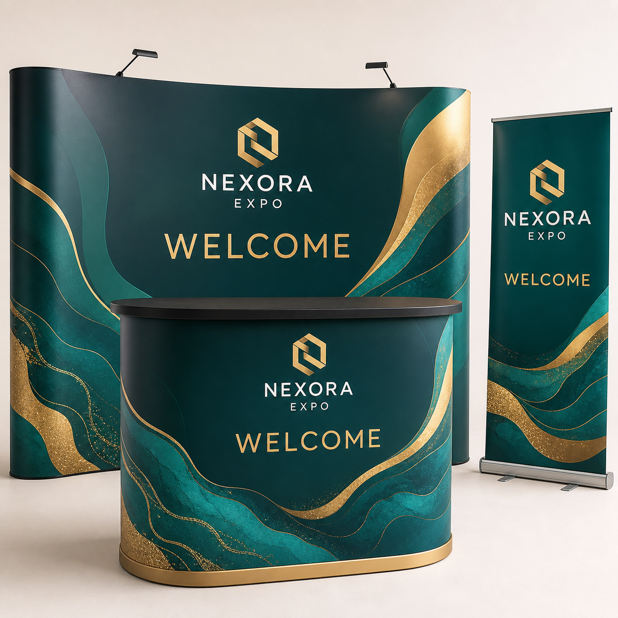 Custom Printed Exhibition Counter