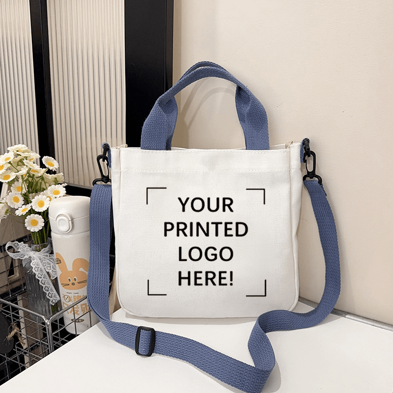 Large Capacity Custom Logo Crossbody Bag with Closure & Adjustable Strap - | Business-Ready Branded – image 3