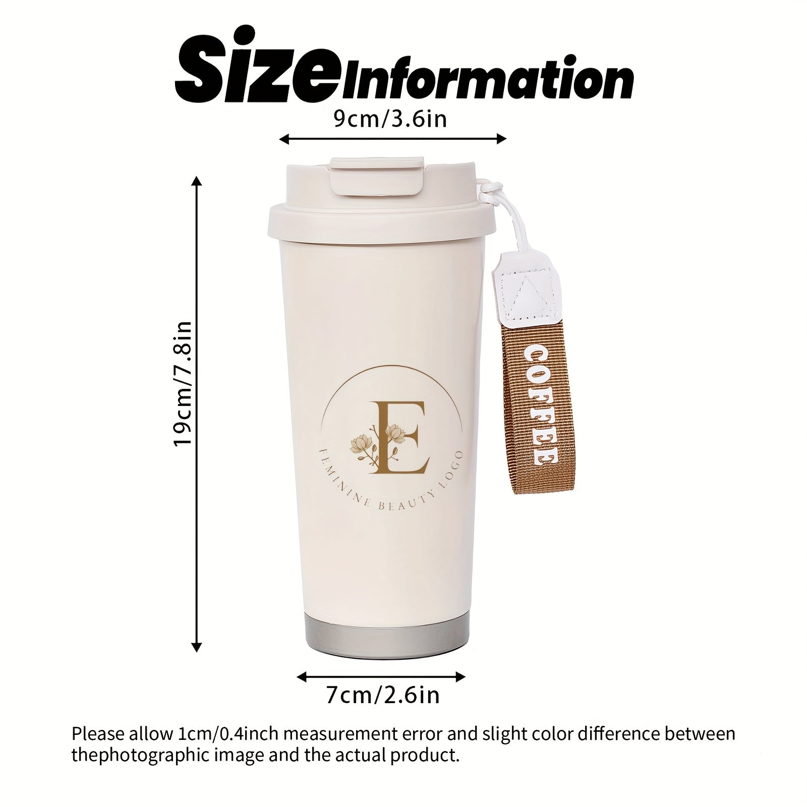 Bespoke Tumbler & Bottle – Single-Piece Custom Insulated Cup, Text Or Image Custom Coffee Cup, – image 4