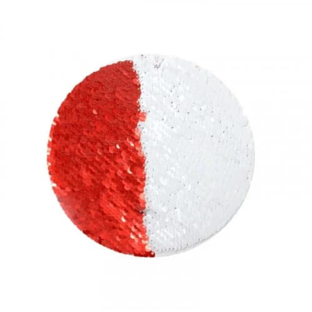 Blank circle adhesive sequin fabric, 16*16cm — product image 5