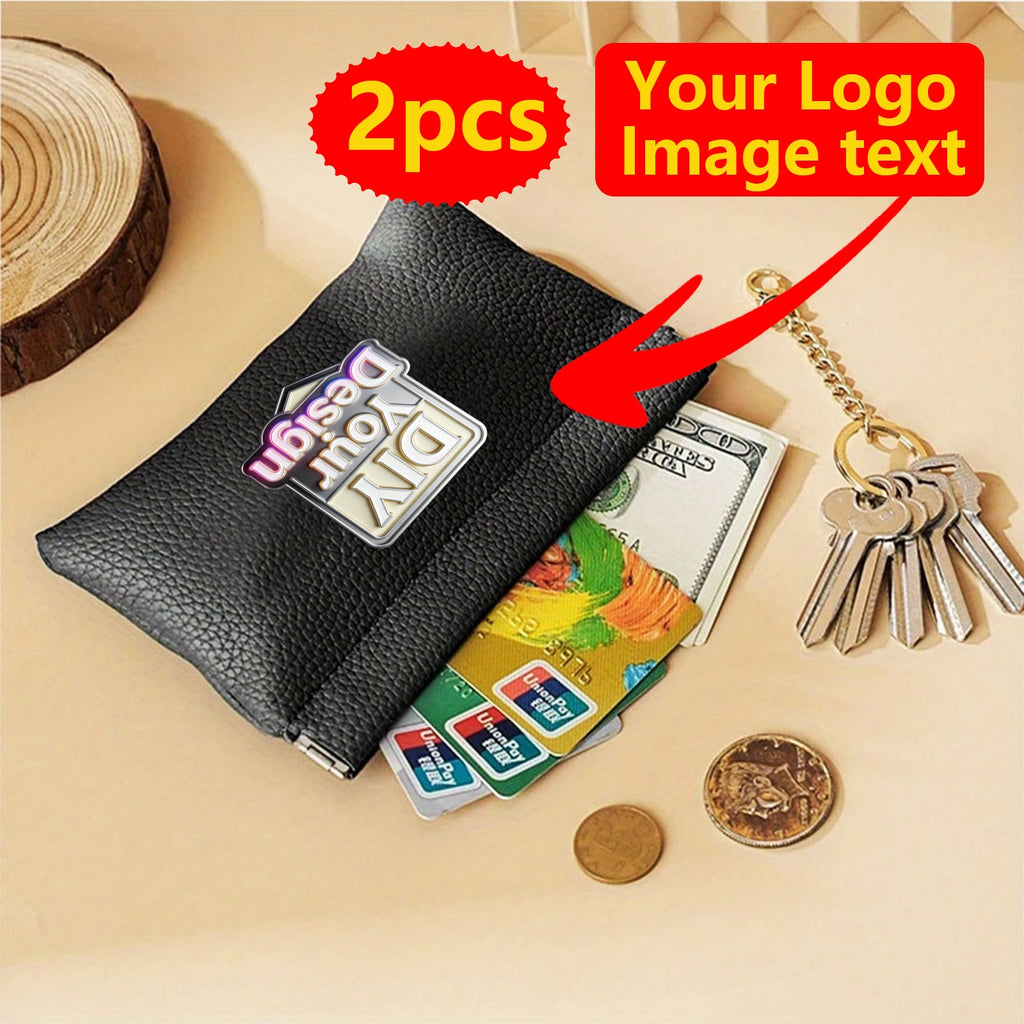 Bespoke Branded Bag – s Custom Storage Bag, HJ#6955 Makeup Bag,purse Wallet, And Image Text – image 4