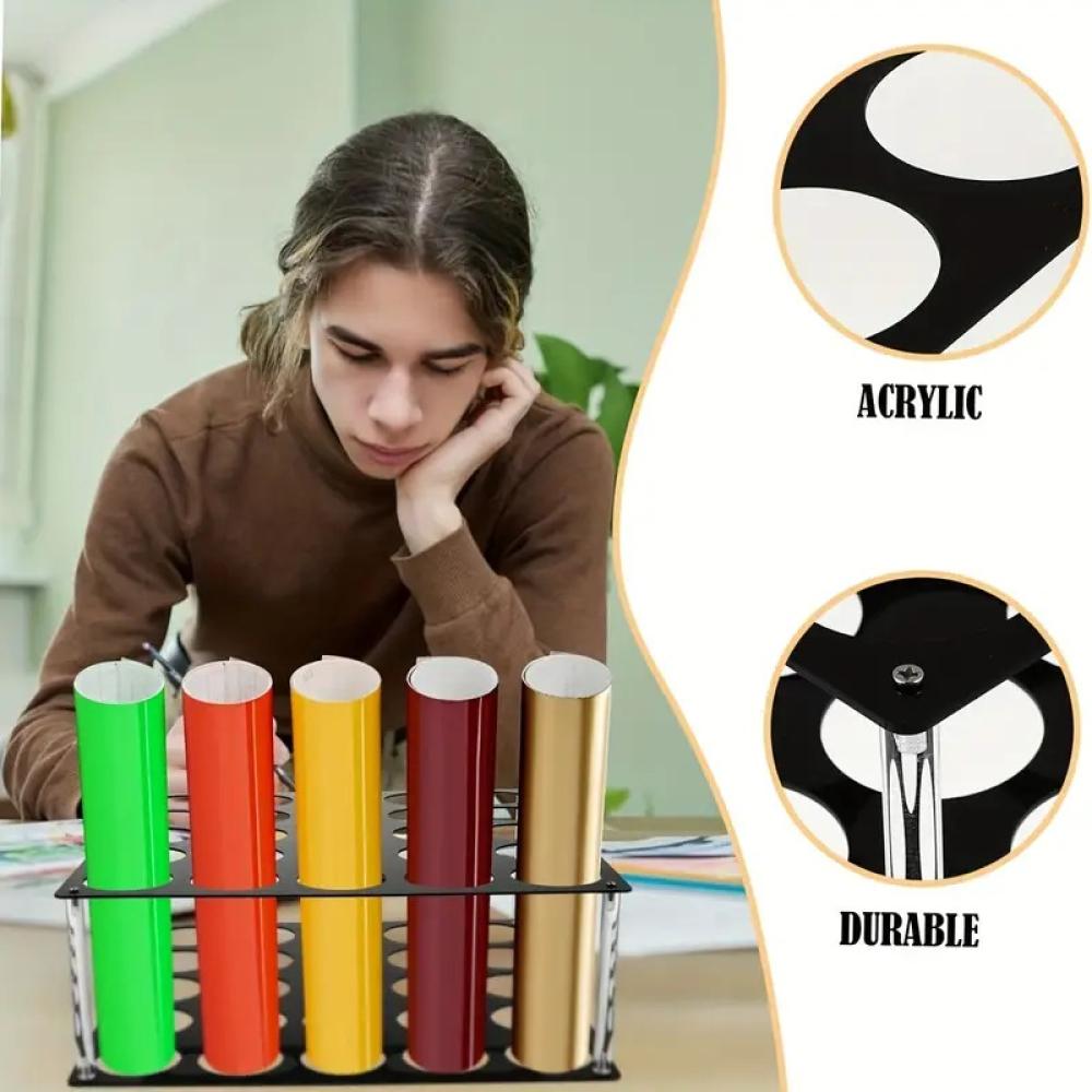 20 slot acrylic vinyl storage rack — product image 2