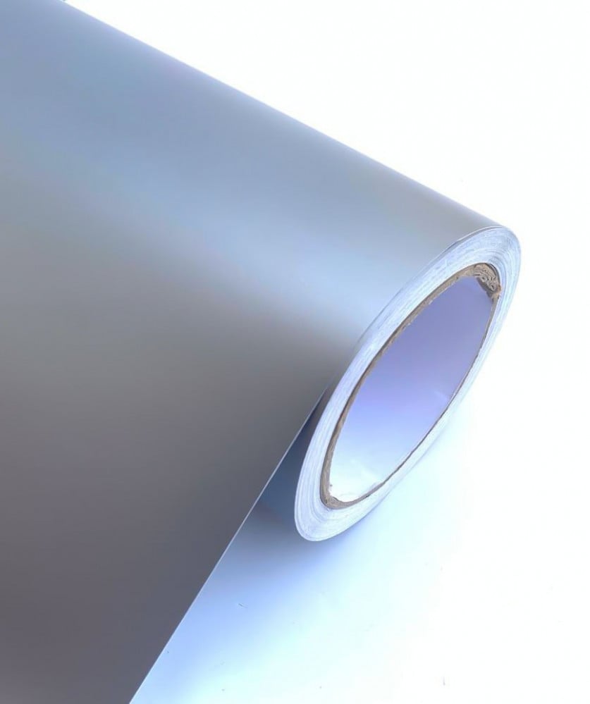Matte gray adhesive vinyl, 100*30 cm — product image 1