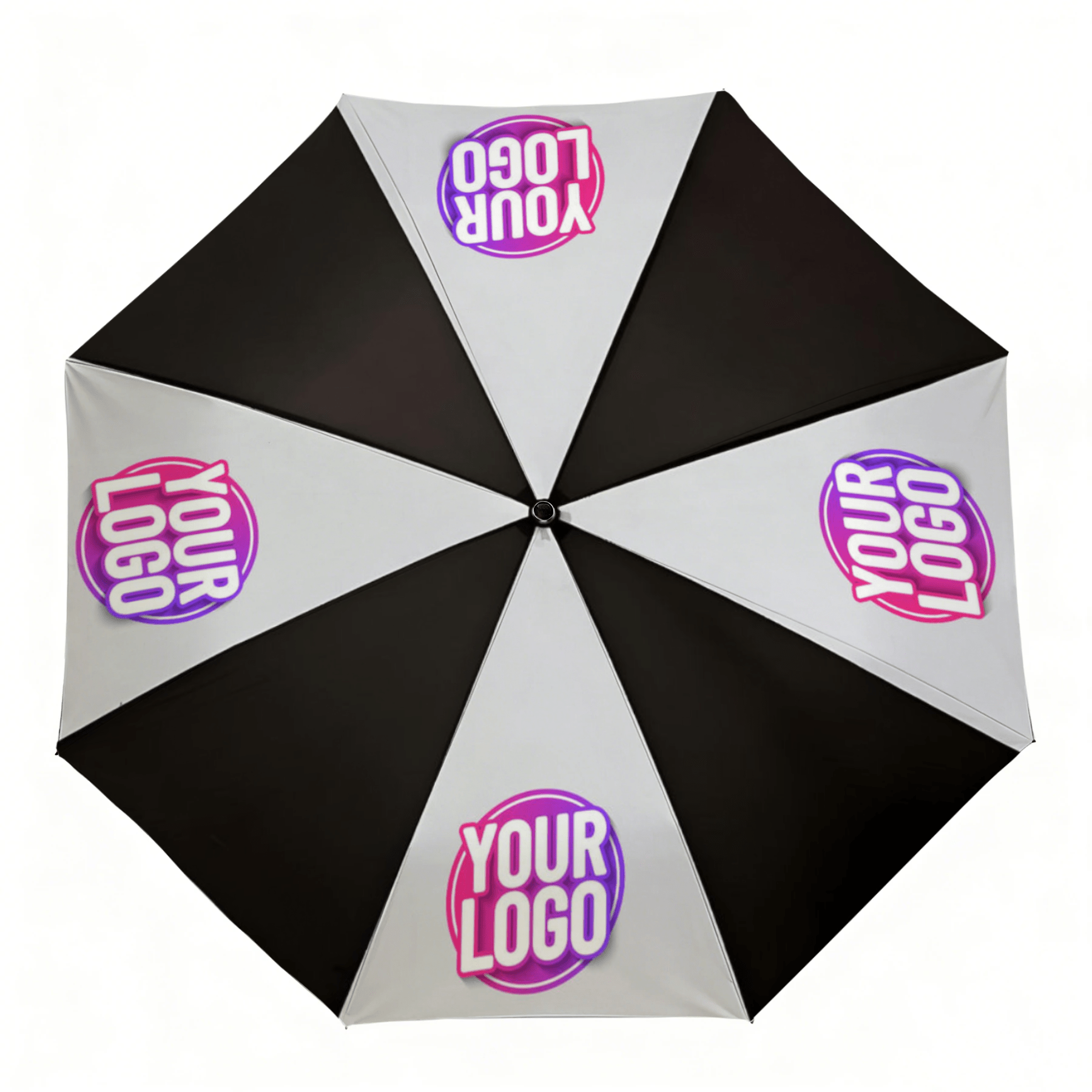 Logo-Ready Specialized Promotional Product – Custom Logo Folding Umbrella, Octagonal Pattern Printing, Fully – image 3