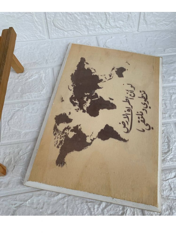 Rectangular wooden board for sublimation printing, size 38x28 cm — product image 3