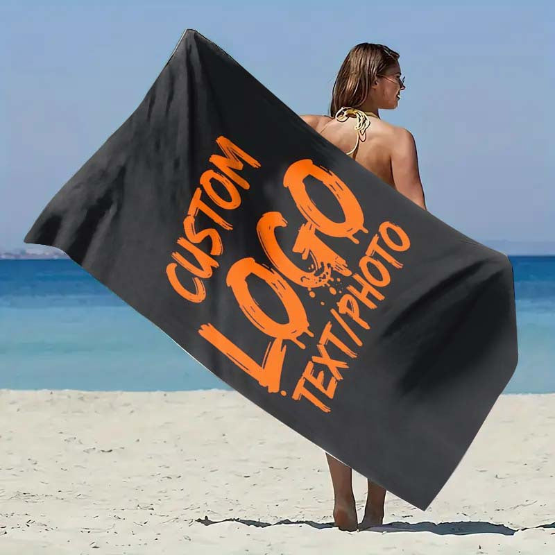 Custom-Printed Specialized Promotional Product – Custom Towel 1pc with Custom Photo, LOGO, Trademark, Team – image 2