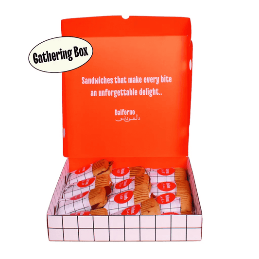 custom printed 12 sandwich or 8 sandwich with sauce packaging boxes