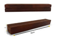 Wooden stand for acrylic panels, 30 cm, brown, A3 — product image 1
