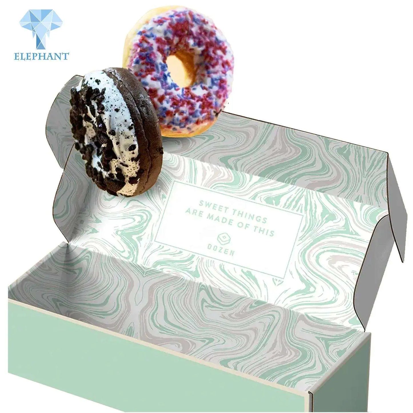 Custom Take Out Food Bakery Bread Donut Pastry Cake Cookie Packaging Boxes 
