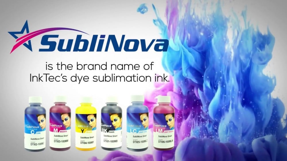 Original Korean SubliNova Sublimation Ink Set 100ml - 4 Colors CMYK for Epson Printers — product image 2