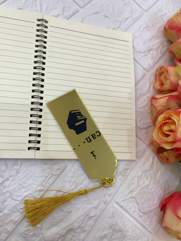 Gold acrylic book dividers, heat-transfer vinyl printing or surfaces — product image 1