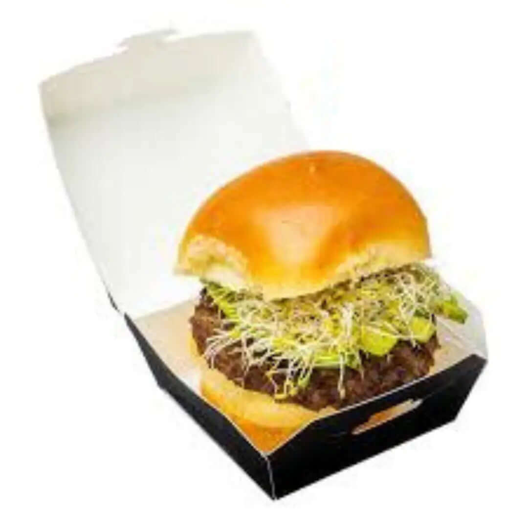 paper burger box printed with customer logo