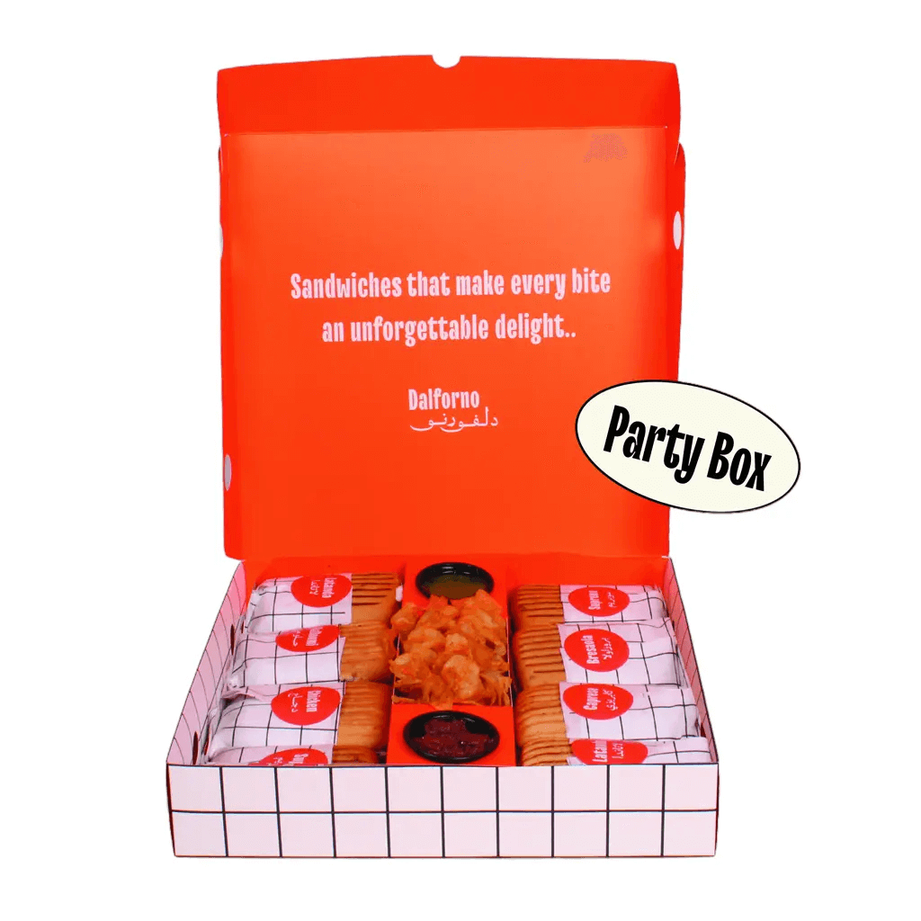 boîtes d'emballage personnalisées pour 12 sandwichs ou 8 sandwichs avec sauce - Madar Press