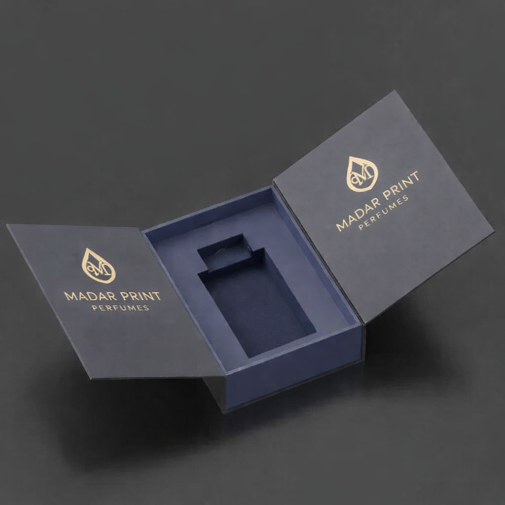 Luxury Custom Printed Perfume Box with Rigid Structure & Foam Insert