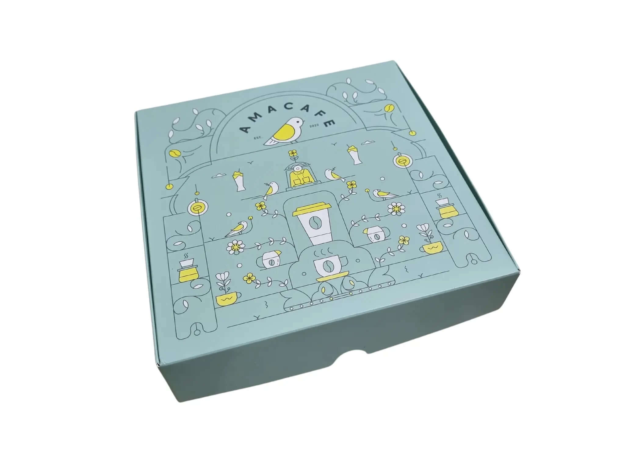 Box:
Box verbunden Länge 24 cm Breite24 cm Höhe 5 cm
Süßwaren Donuts Kekse Maamoul
 

Druck:
Druck in in Druck außen innen mit Cellophan innen außen
Druck außen oder außen innen
 
Cellophan:
Cellophan Farbe 1- Box Farben
2- über
3- Druck innen aus
Cellophan außen innen