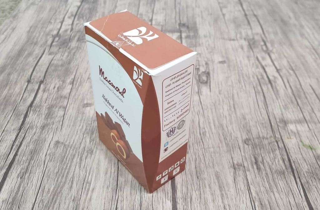 custom printed  250 Gram chocolate  box