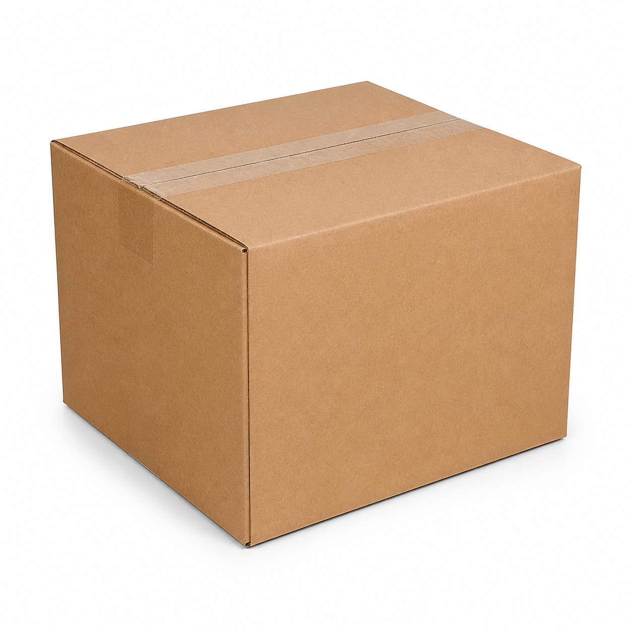 Regular brown corrugated shipping carton 40 × 40 × 30 cm