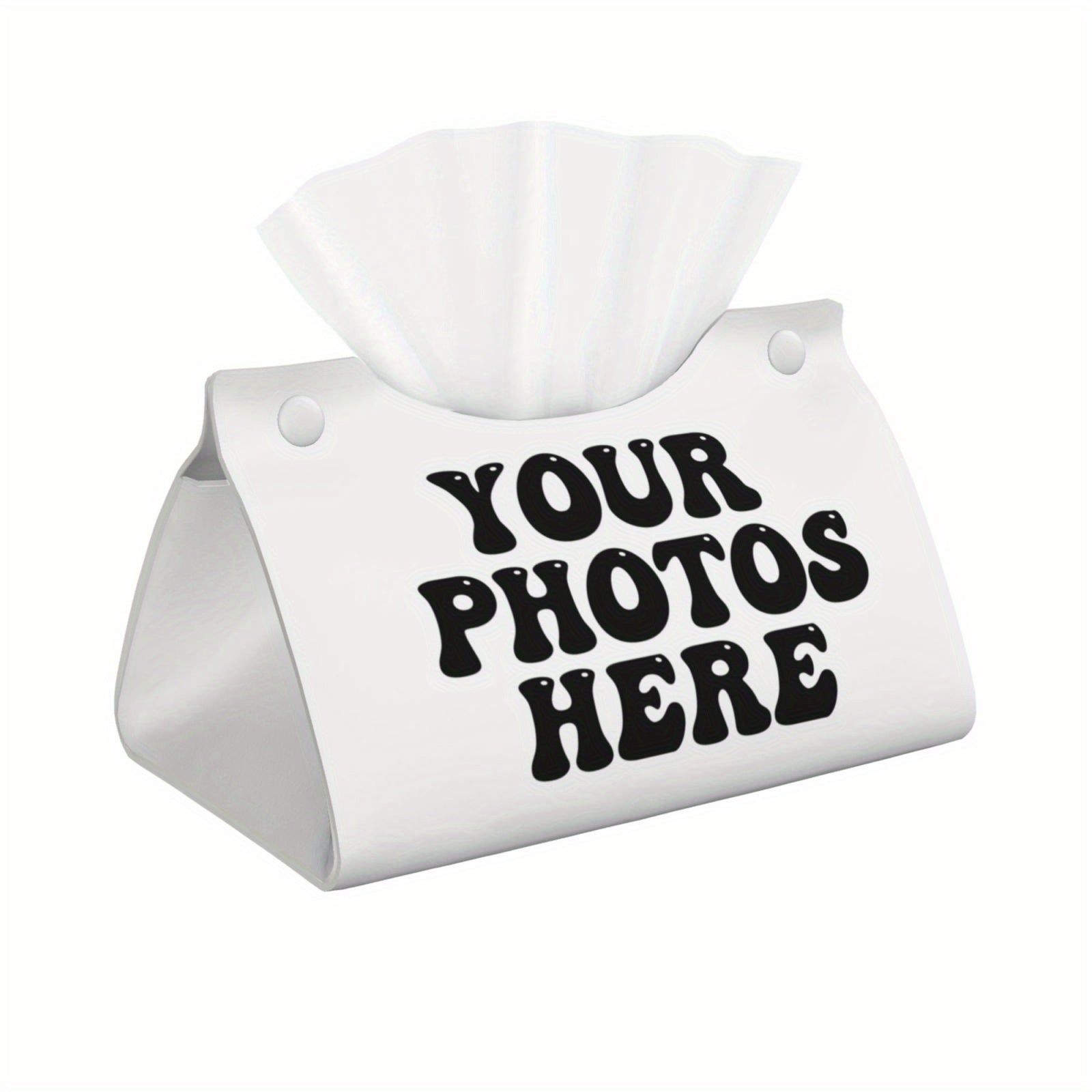 Logo tissue dispenser for office and hospitality use