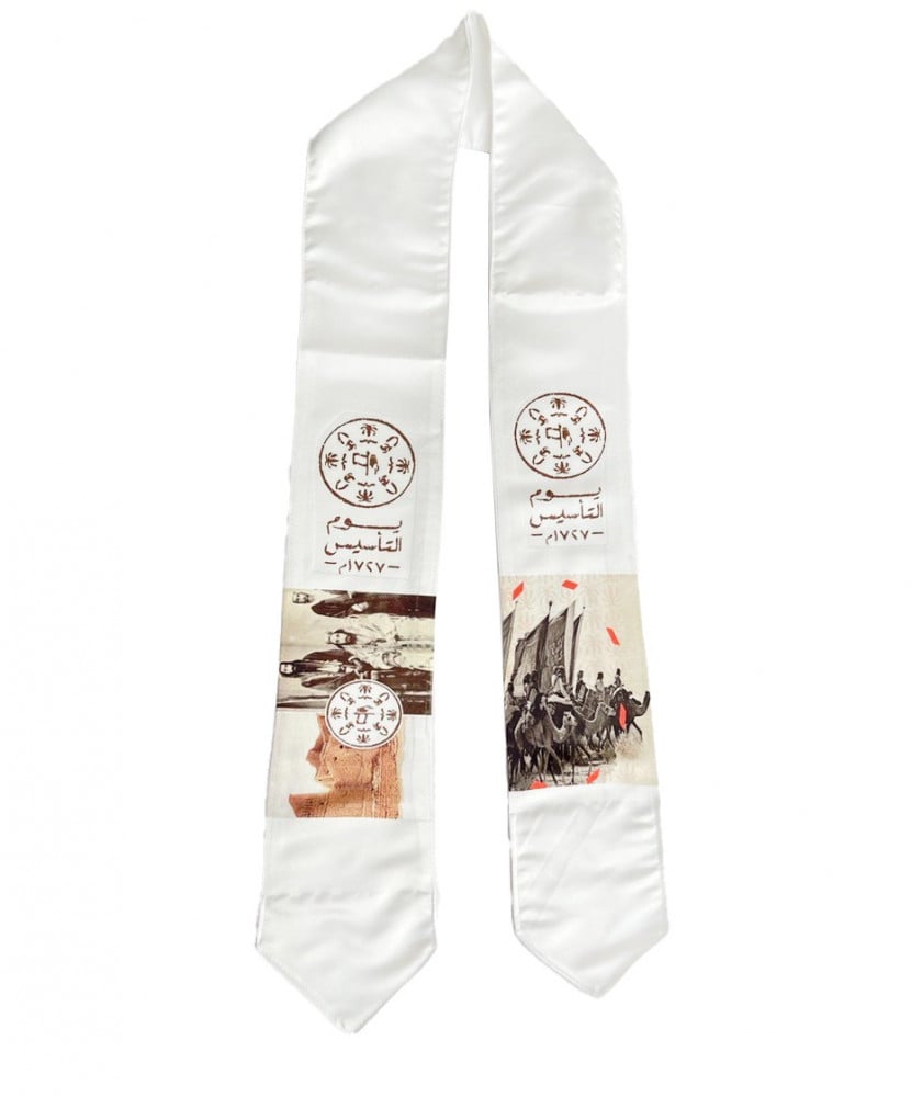 Founding Day scarf printed, length 154*12cm — product image 2