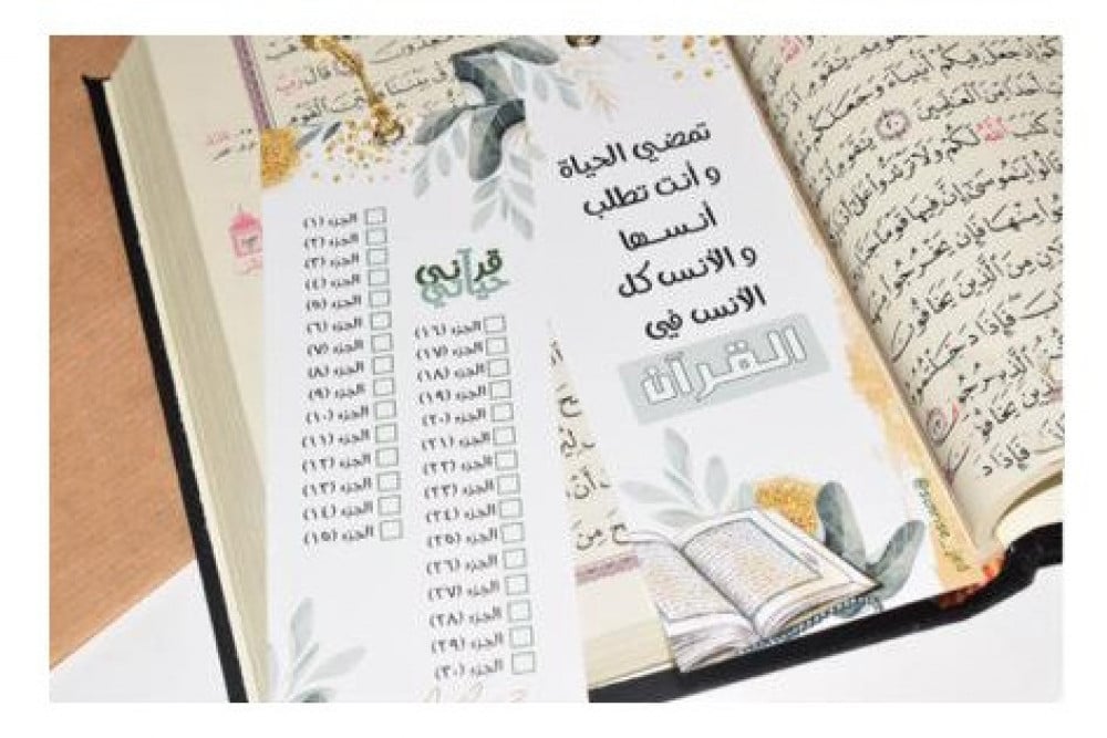 White acrylic book dividers, printed on heat-transfer vinyl or surfaces — product image 4