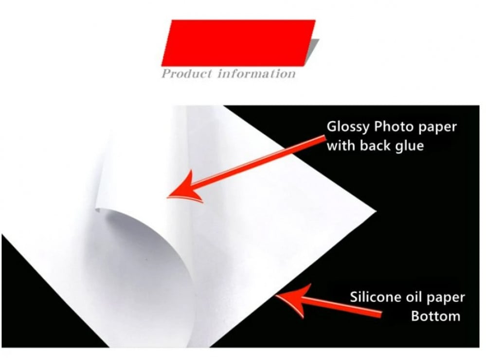 White laser adhesive sticker paper, 50 A4 sheets — product image 4