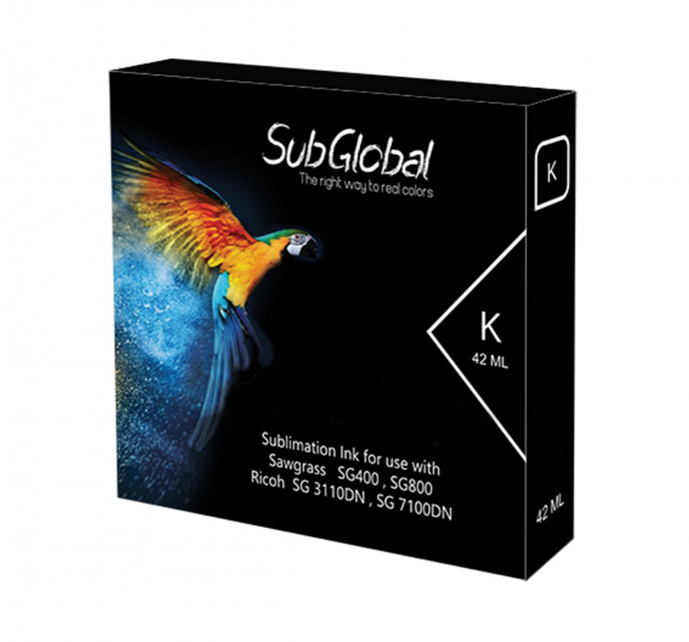 SubGlobal Black Sublimation Ink for Sawgrass and Ricoh printers — product image 1
